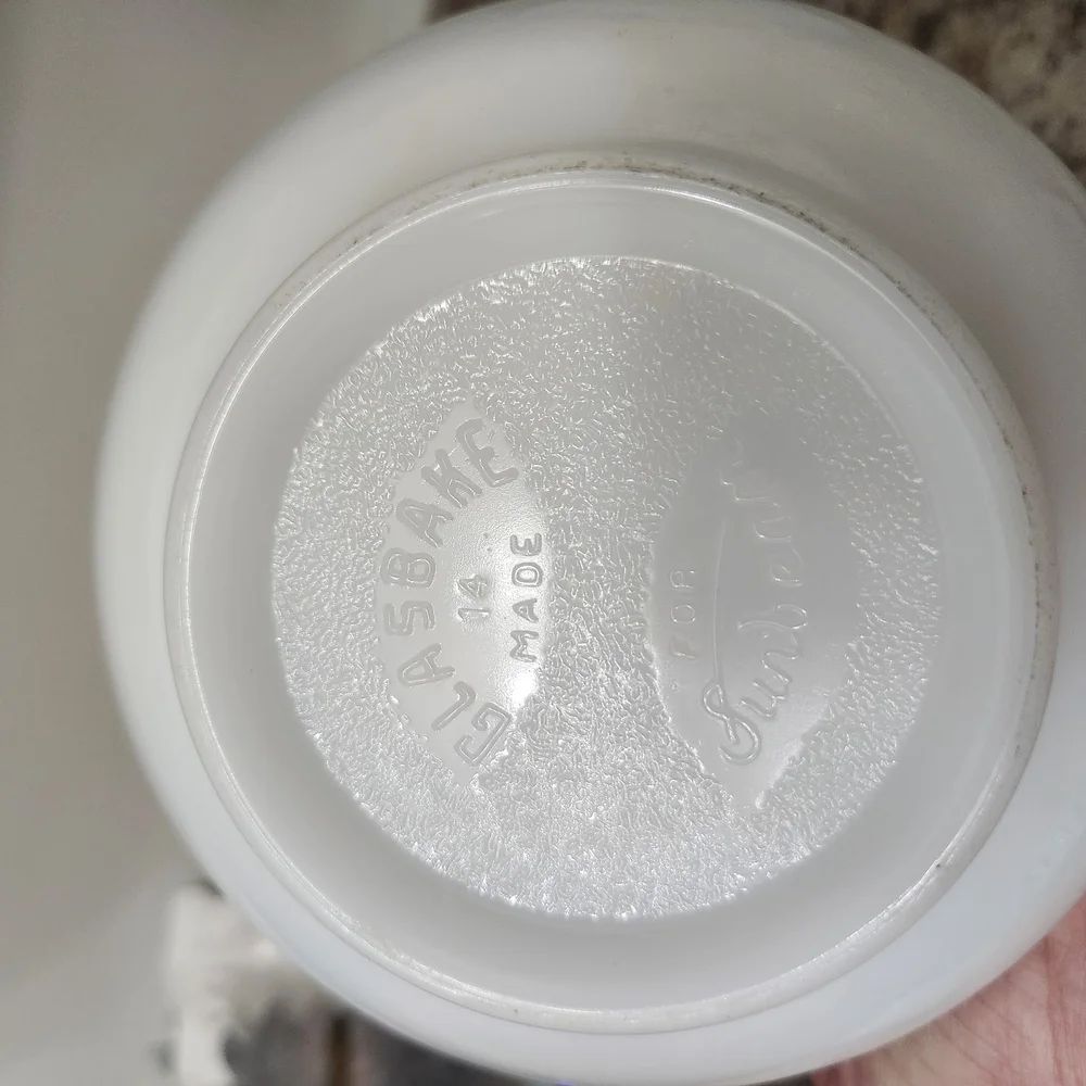 Vintage Glasbake‎ Mixing Bowl